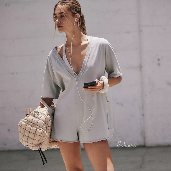 FP Movement by Free People Pants - NWOT FP Movement Hot Shot tee romper